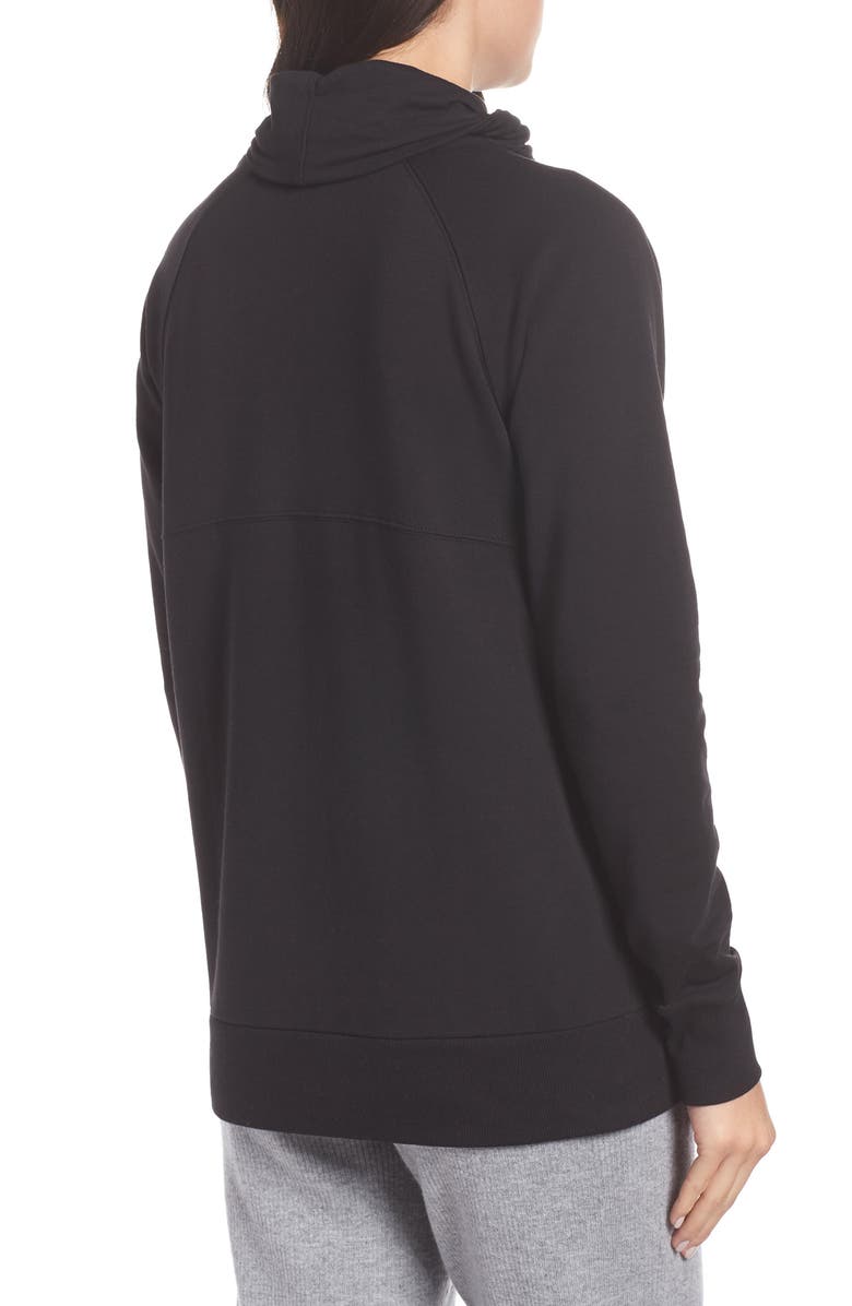 Zella Erica Twist Cowl Neck Pullover, Alternate, color, 