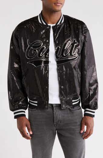 Cult of Individuality Sequin Baseball Jacket