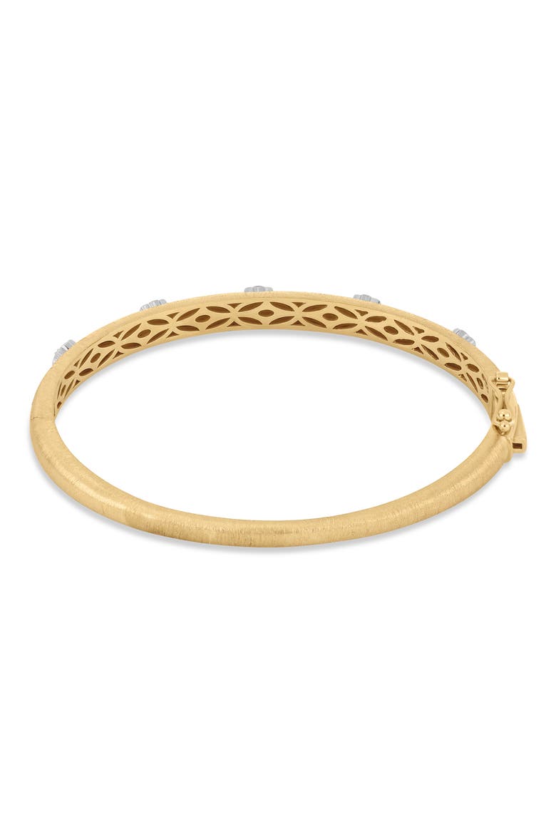 18K Gold El Mar Diamond Bangle Bracelet, Alternate, color, 18K GOLD