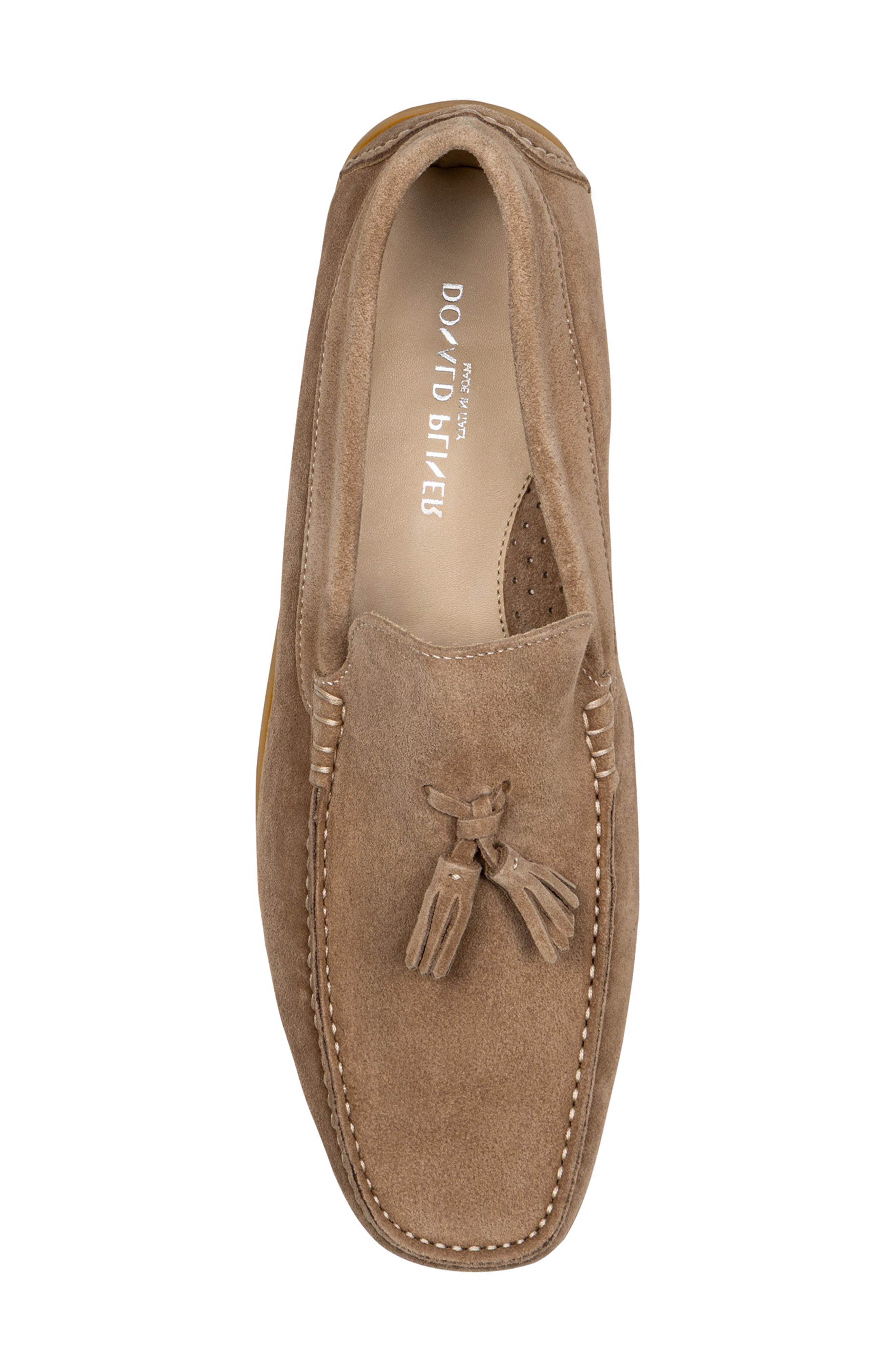 Octavius Tassel Driving Loafer, Alternate, color, SAND