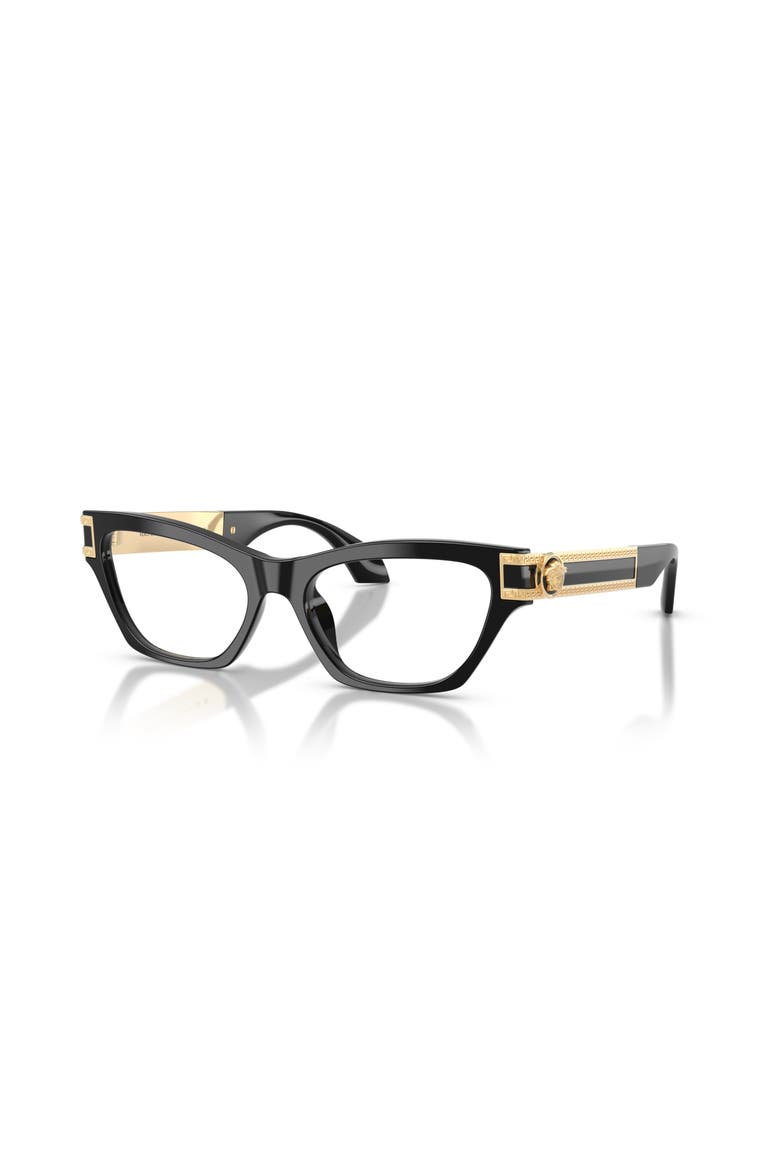 54mm Cat Eye optical glasses, Main, color, Black