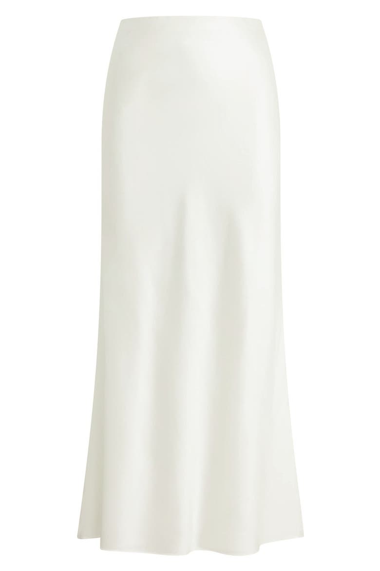 The Favorite Silk Blend Skirt, Alternate, color, IVORY
