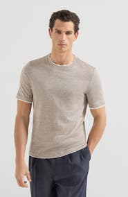Brunello Cucinelli T-shirt with faux-layering