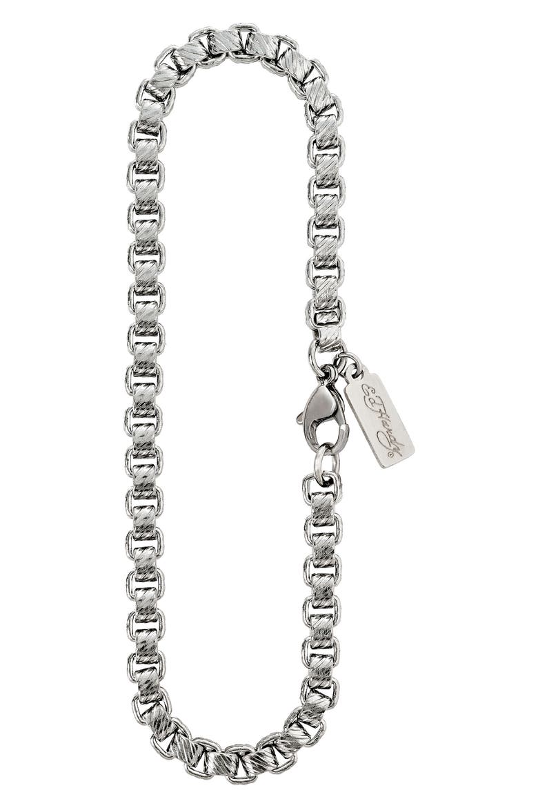 Men's Box Chain Bracelet, Alternate, color, SILVER