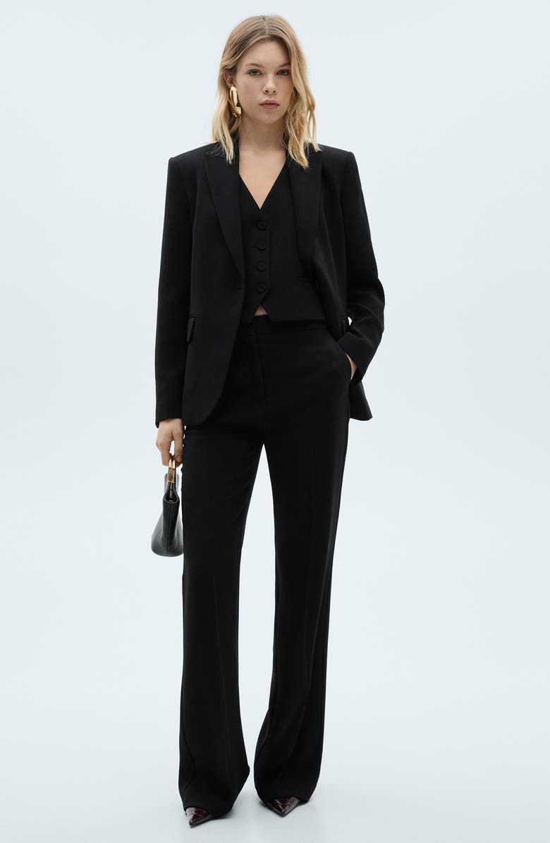 MANGO Iguana Cotton Blend Vest, Alternate, color, 