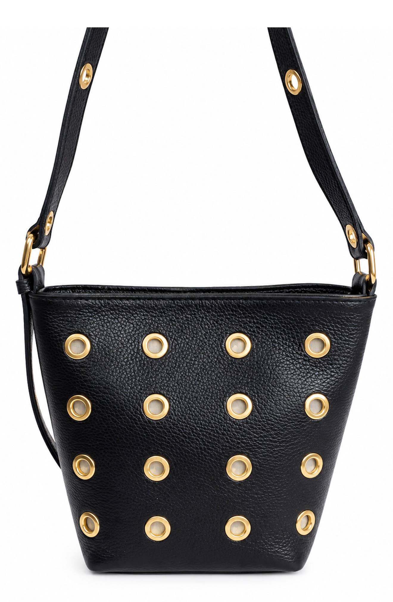 Claudia Studded Leather Shoulder Bag