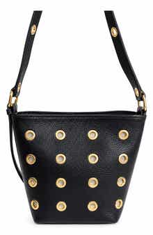 Claudia Studded Leather Shoulder Bag