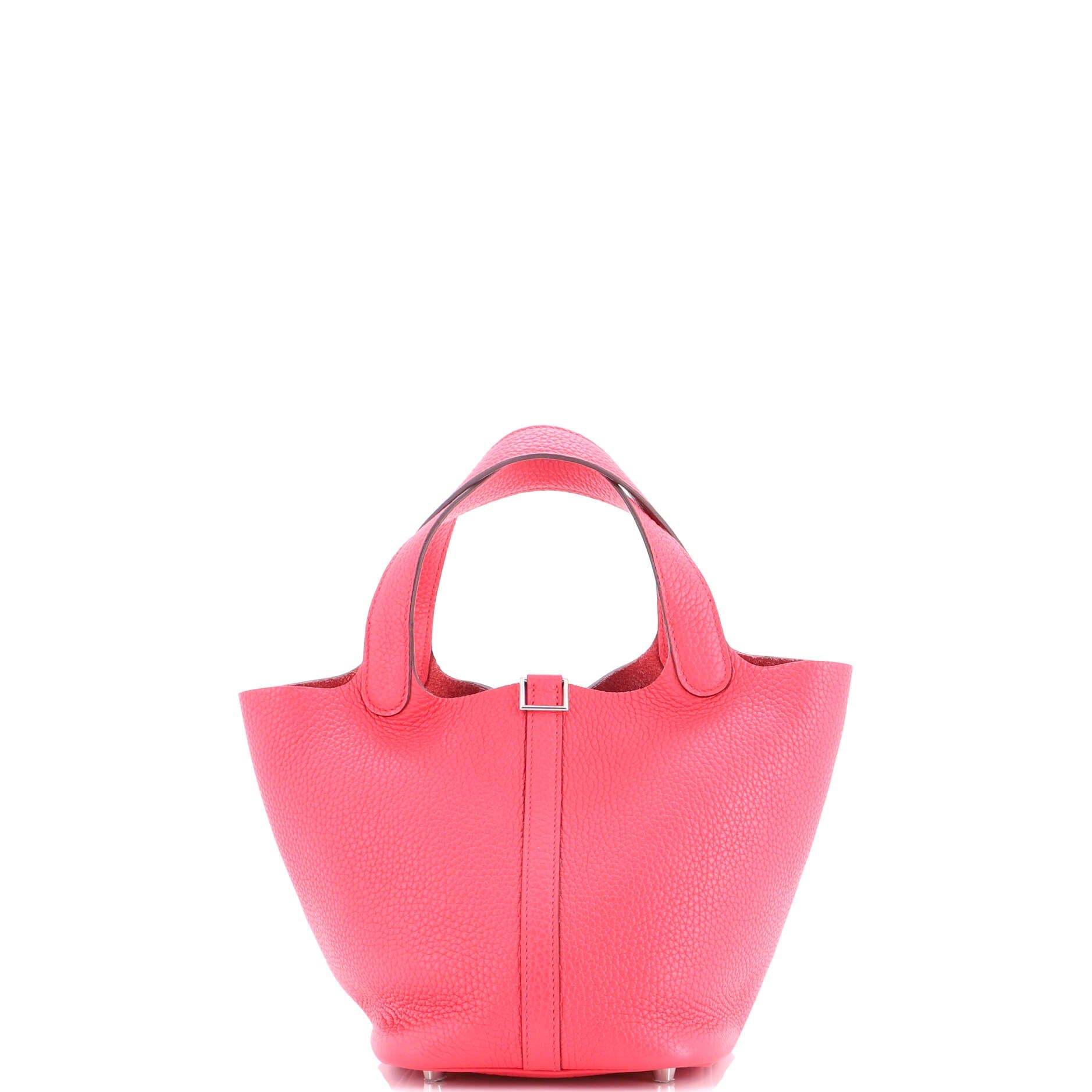 Pre-Owned Hermes Picotin Lock Bag Clemence PM, Alternate, color, Rose Extreme