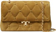 Tory Burch Bunny Knot Suede Shoulder Bag