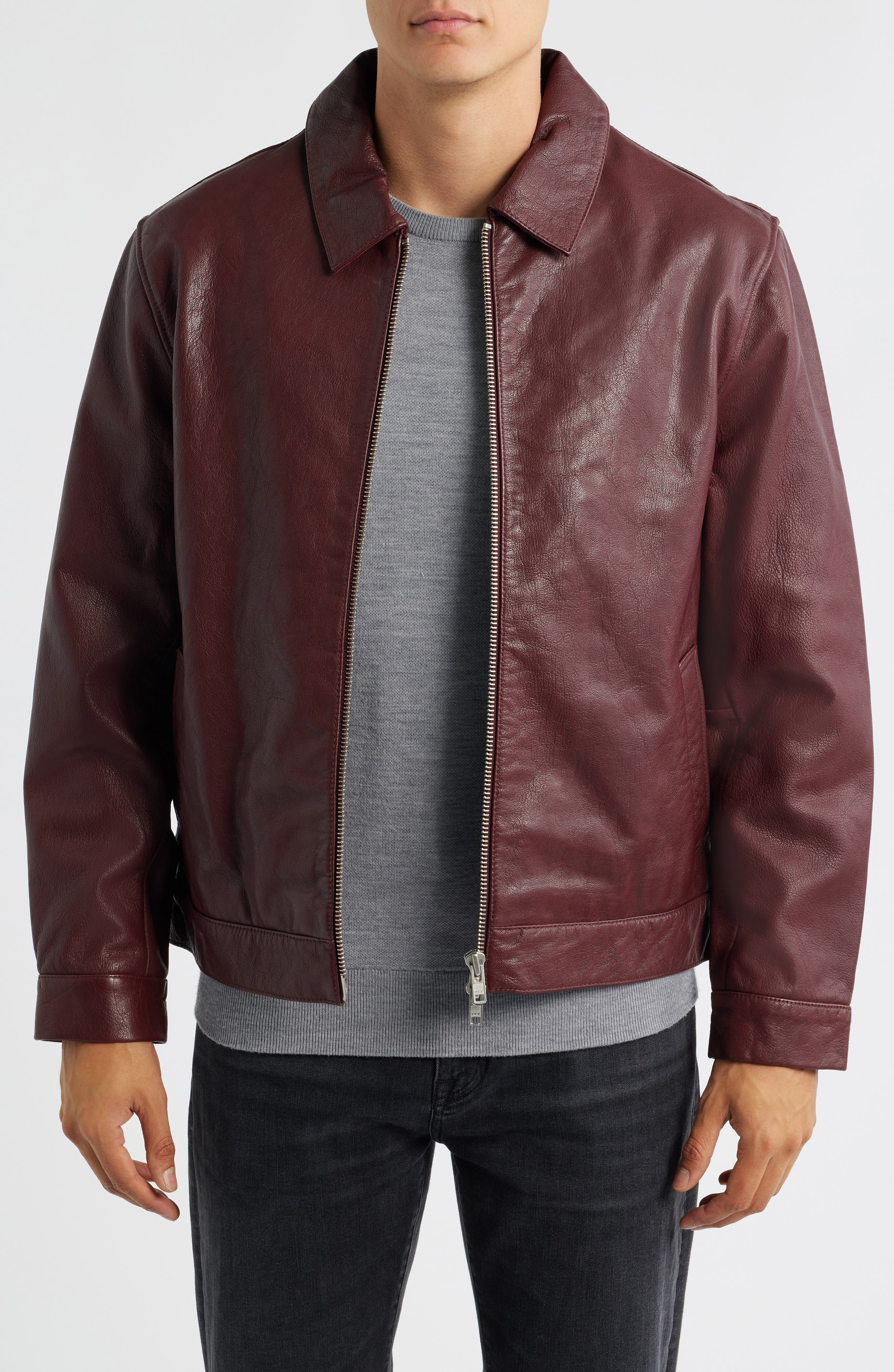 Wax London Kendal Leather Jacket