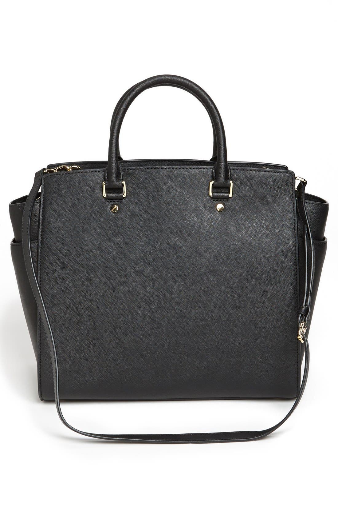 MICHAEL Michael Kors 'Selma' Saffiano Leather Tote, Alternate, color, 