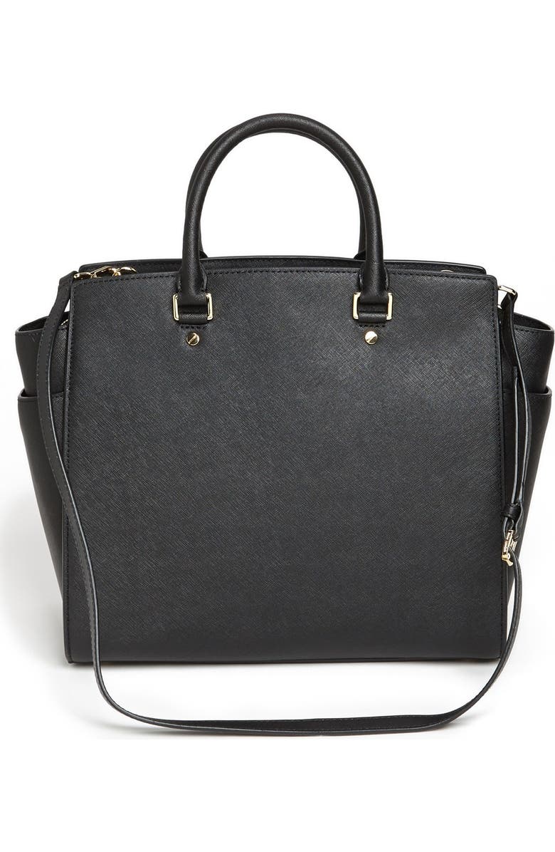 MICHAEL Michael Kors 'Selma' Saffiano Leather Tote, Alternate, color,