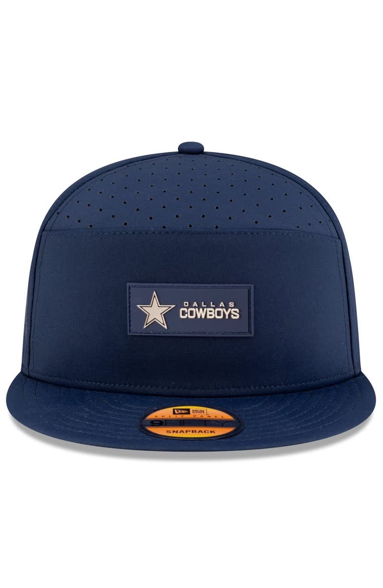 New Era Men's New Era Navy Dallas Cowboys 2025 Sideline  Split Panel 9FIFTY Snapback Hat, Alternate, color, Navy