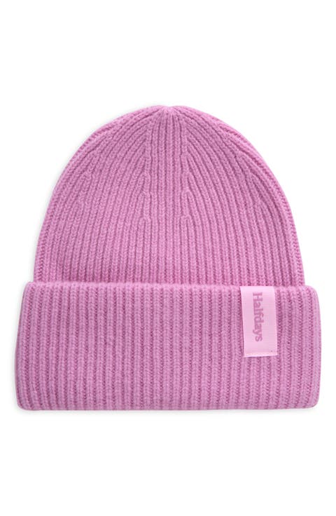 Rib Merino Wool Beanie
