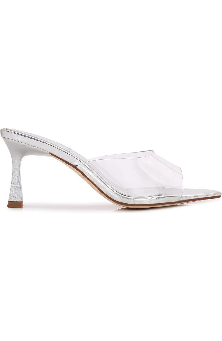 BERNESS Cana Clear Sandal, Alternate, color, Silver