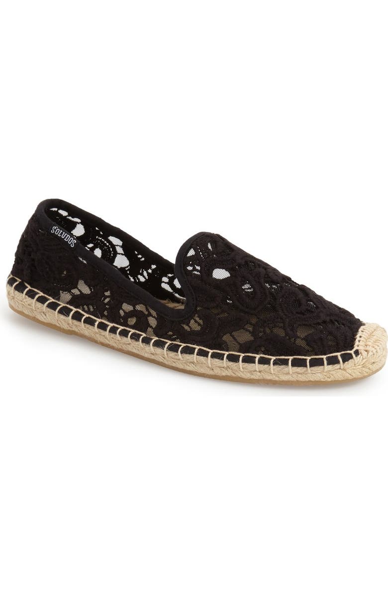 Soludos Lace Espadrille Slip-On, Main, color,