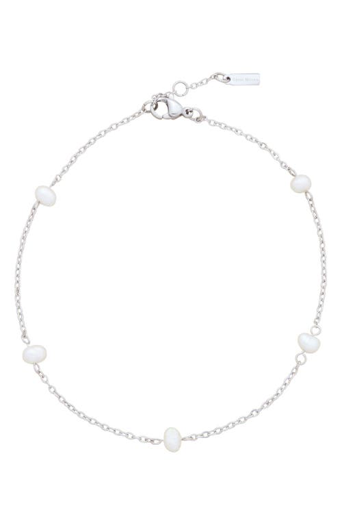 St. Moran Freshwater Pearl Station Anklet