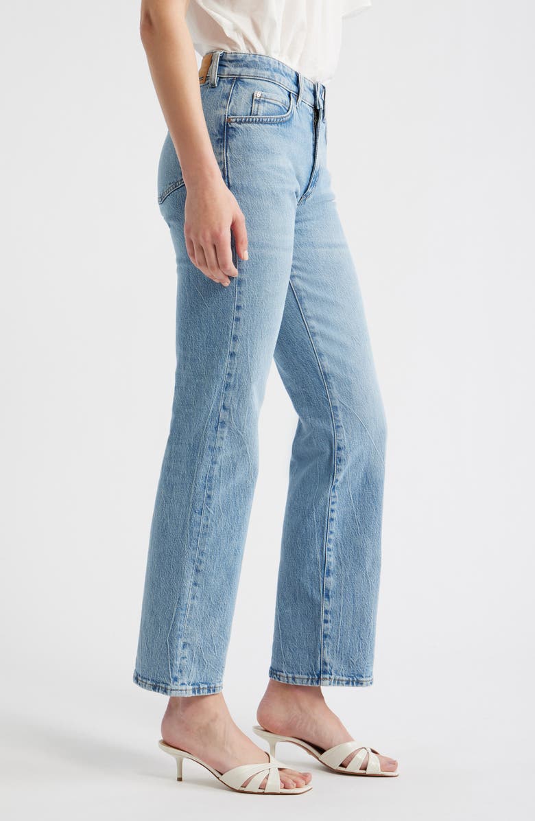 BOSS Parkway Slim Straight Leg Jeans, Alternate, color, Blue