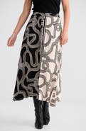 Brave+True Lucy Two-Tone Print Skirt