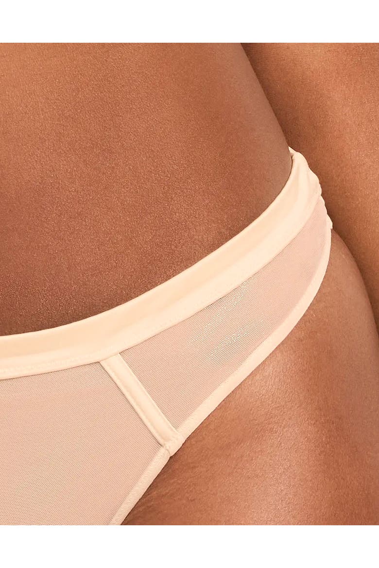 Elen Thong Panties, Alternate, color, Light beige