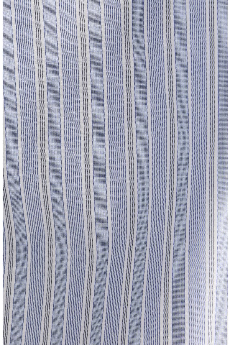Soublera Layered Stripe Button-Up Shirt, Alternate, color, BLUE/ WHITE