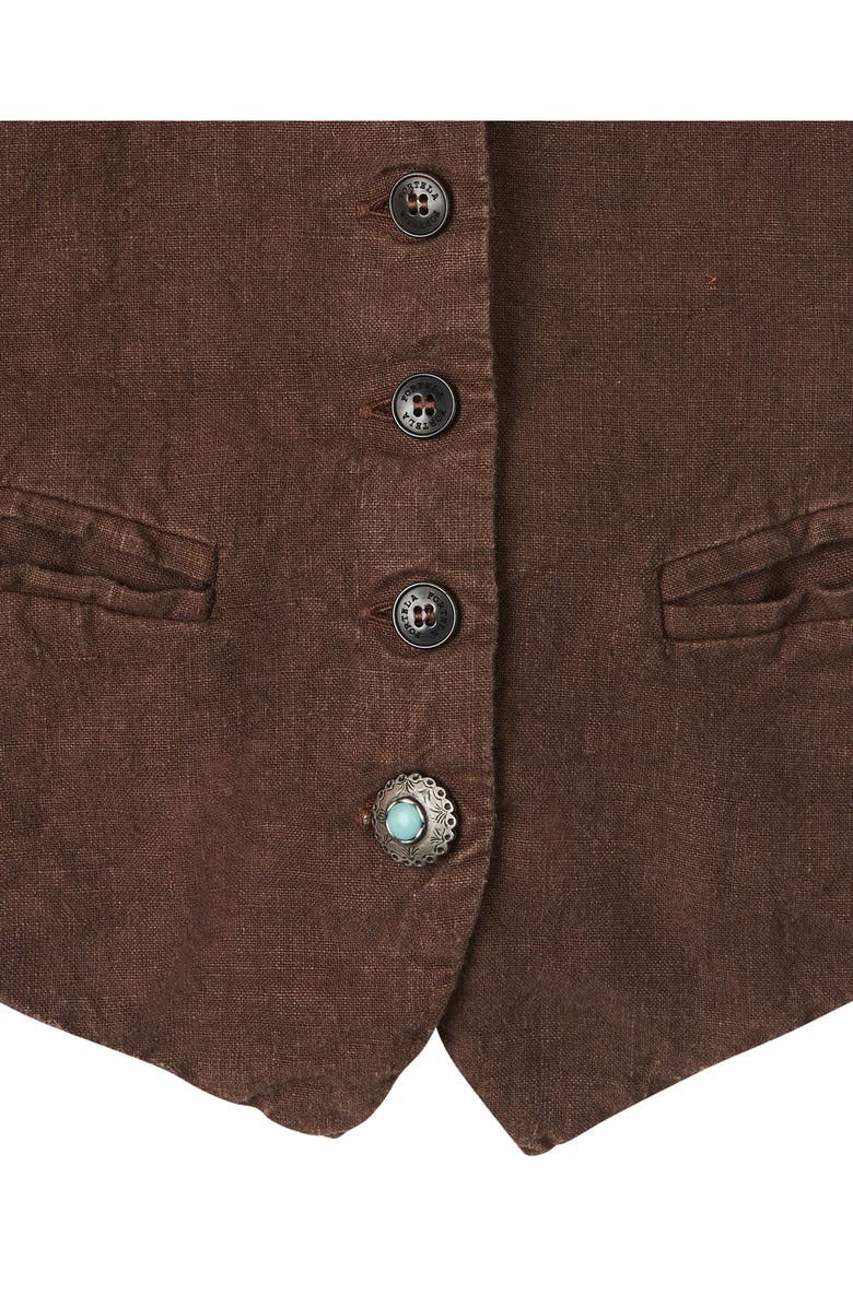 Fortela Debby Vest, Alternate, color, Brown