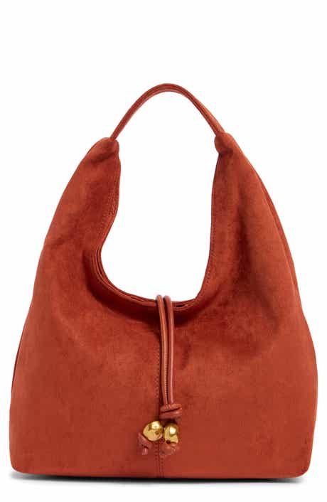 Browan Faux Suede Hobo Bag