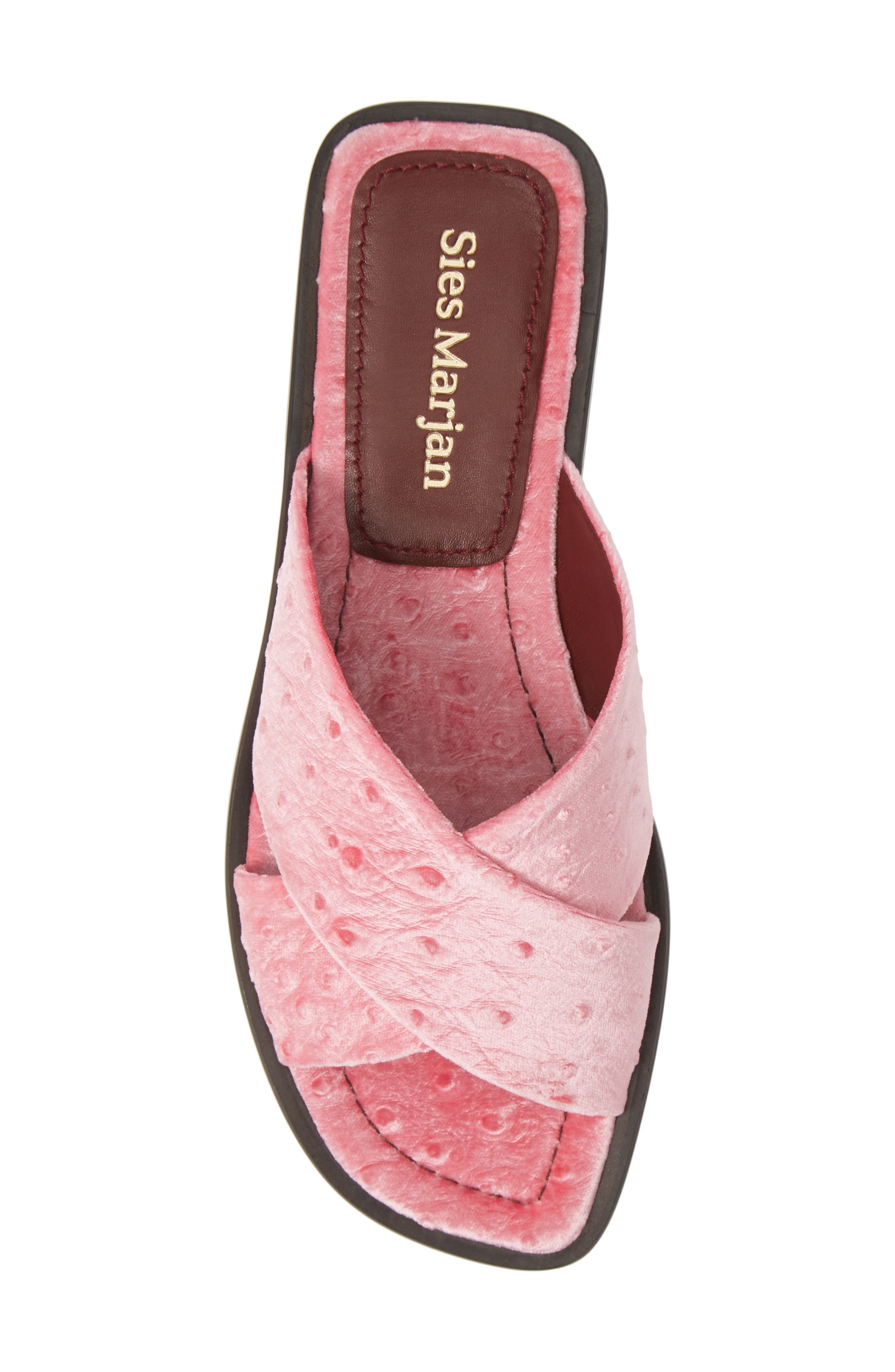 Cassie Cross Strap Slide Sandal, Alternate, color, PINK