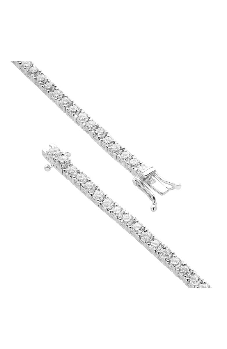 LuvMyJewelry LMJ LoveGrown 10K White Gold Lab Grown Diamond Tennis Bracelets - 4.51 Cts, Alternate, color, 10K White Gold