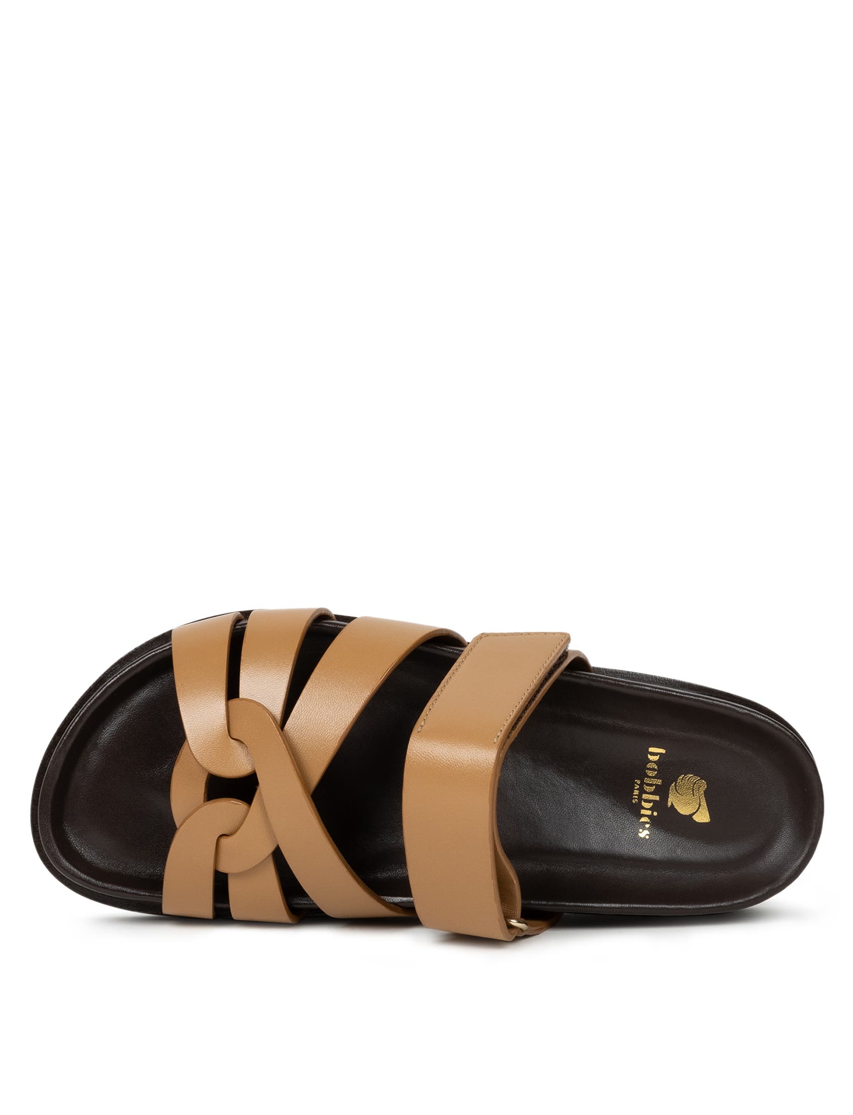 Atlas Flat Sandals, Alternate, color, Hazelnut