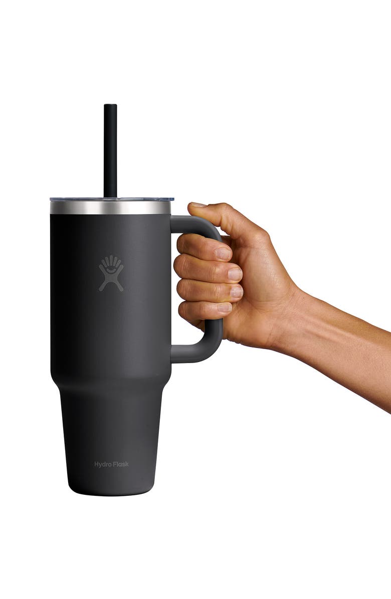 Hydro Flask 40-Ounce Travel Tumbler, Alternate, color, Black
