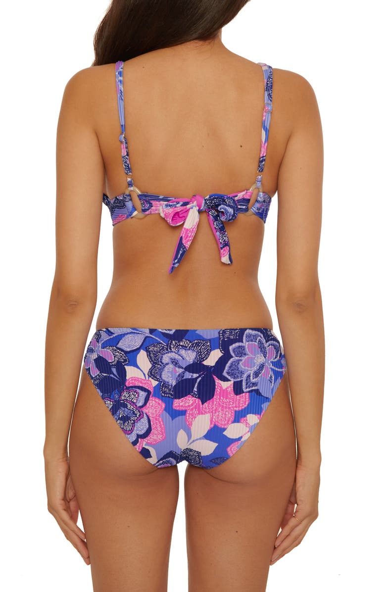 Becca Lanai Hipster Bikini Bottoms, Alternate, color, Purple Multi