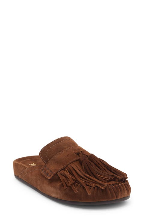 Toggle Fringe Mule (Women)