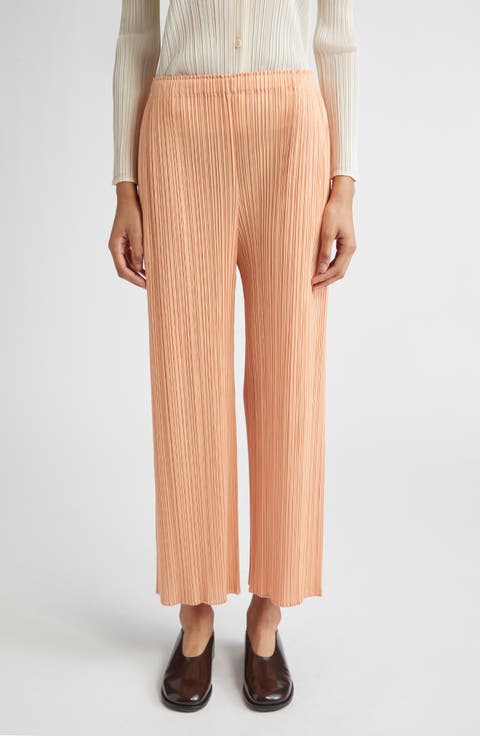 PLEATSPLEASE　ストレートパンツ MONTHLY COLORS : FEBRUARY – ISSEY MIYAKE ONLINE STORE