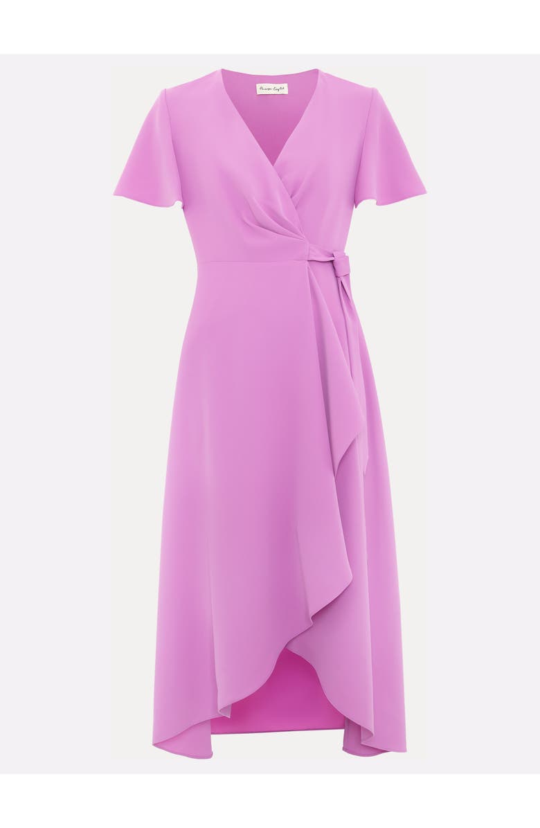 Phase Eight Julissa Wrap Midi Dress, Alternate, color, Lilac