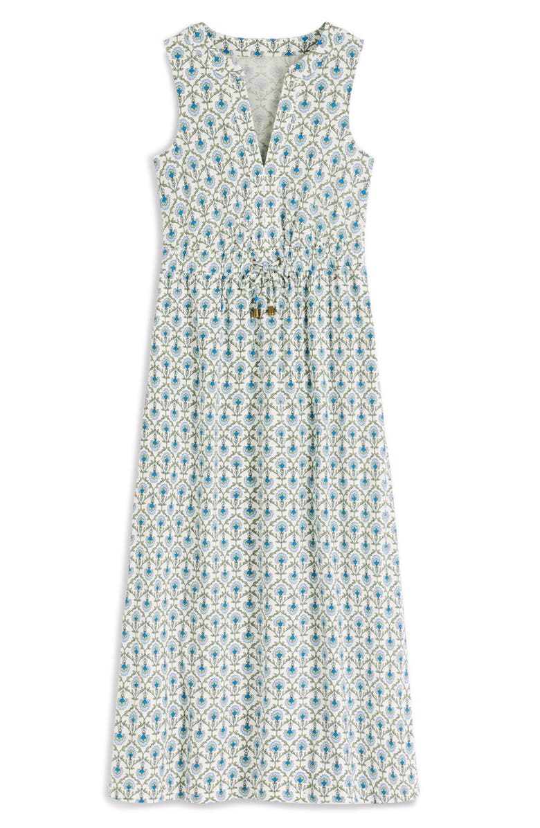 Boden Delphine Cotton Jersey Midi Dress, Alternate, color, Ivory, Flower Lattice