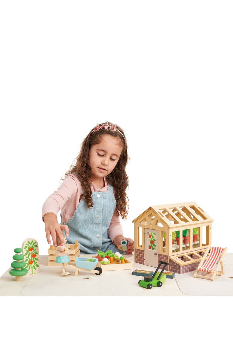 Tender Leaf Toys Greenhouse & Garden Set, Alternate, color, Multi