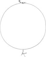 Monica Vinader Lab Grown Diamond Initial Pendant