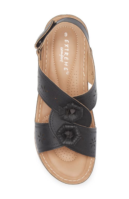 Shop Extreme By Eddie Marc Rosette Wedge Slingback Sandal