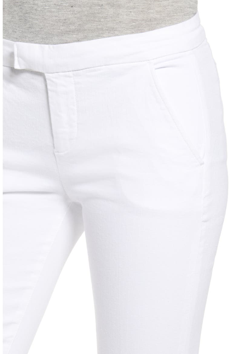 Le Serge Crop Flare Jeans, Alternate, color, BLANC