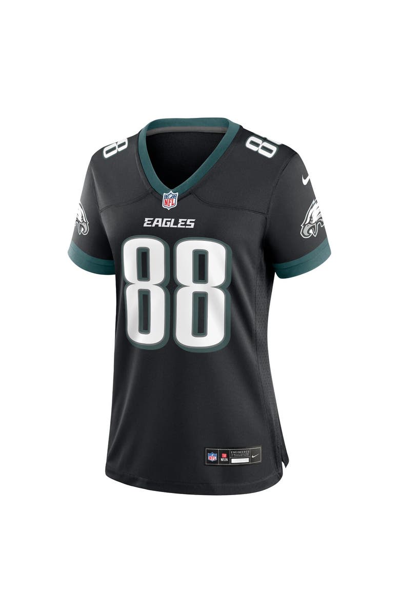 Nike Women's Nike Dallas Goedert Black Philadelphia Eagles Alternate Game Jersey, Alternate, color, 