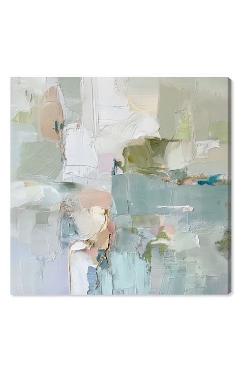 Jade Sweep I Canvas Wall Art