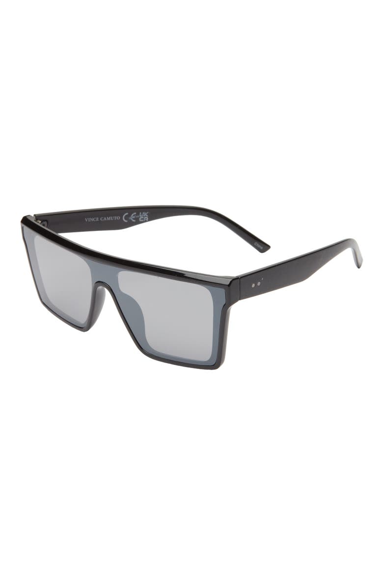 142mm Shield Sunglasses, Alternate, color, BLACK