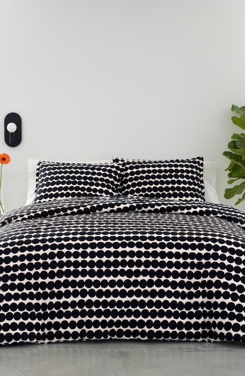 Marimekko Rasymatto Duvet Cover & Sham Set in Black 