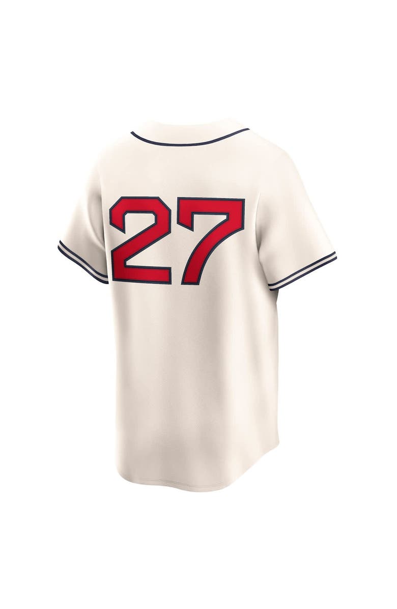 Nike Men's Nike Seiya Suzuki Cream Chicago Cubs Throwback Cooperstown Collection Limited Jersey, Alternate, color, 