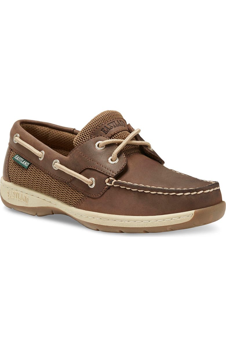 Eastland Solstice Boat Shoe - Wide Width Available, Main, color, Bomber Brn