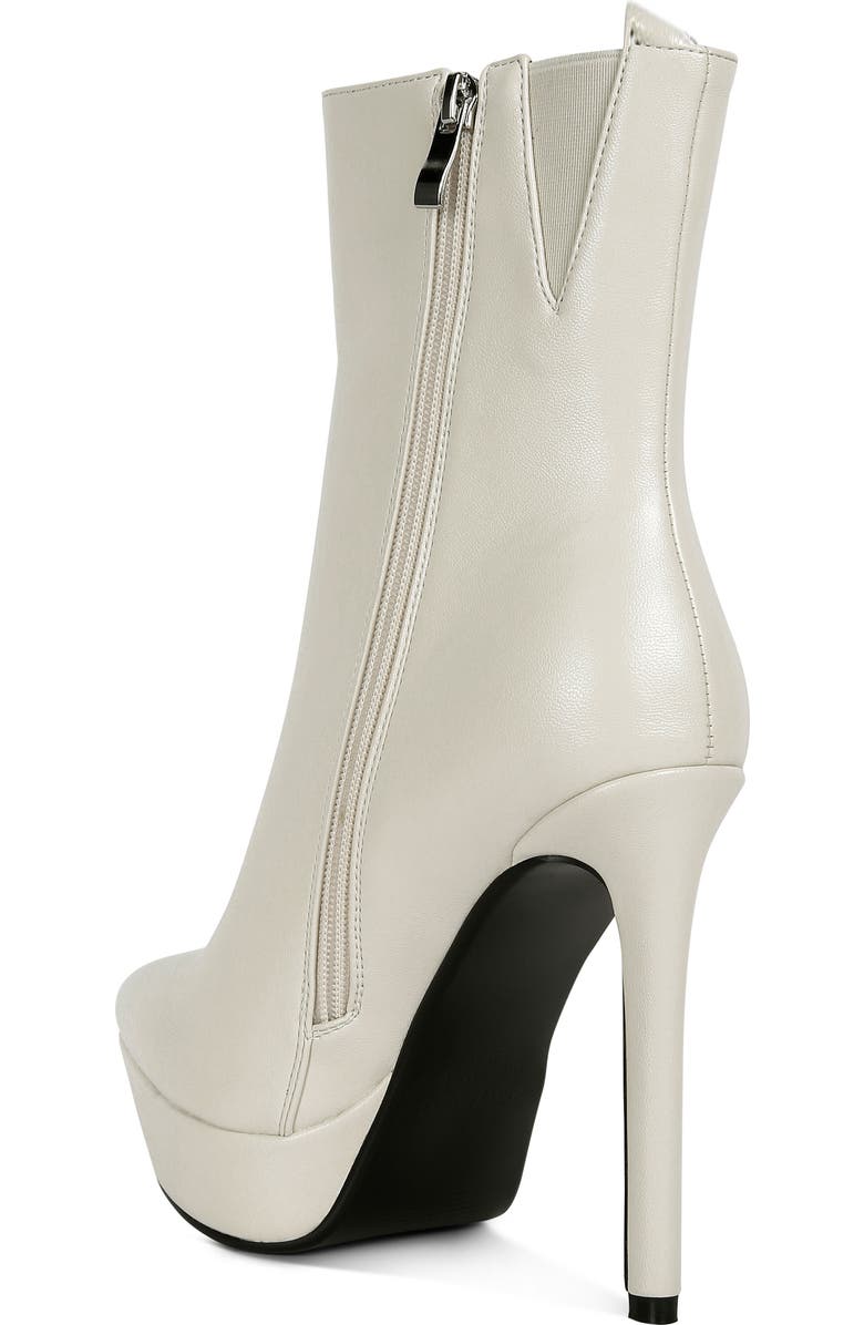 Rag & Co Magna Platform Bootie, Alternate, color, Pale Beige
