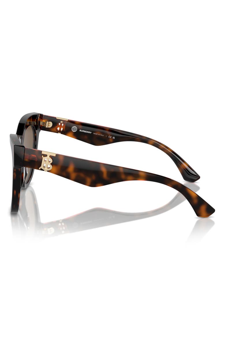 Burberry Evolution 54mm Cat Eye Sunglasses, Alternate, color, Dark Havana