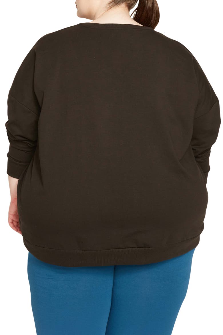 Lauren Classic Sweatshirt, Alternate, color, BLACK
