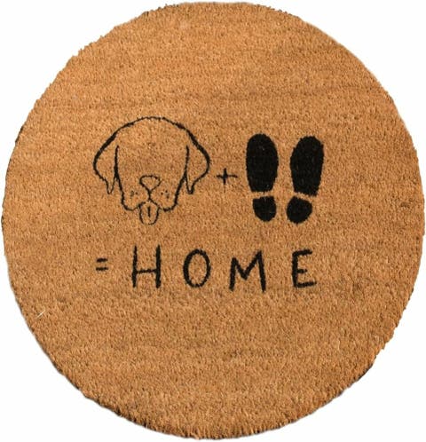Round Core Refill For 24 X 24" Convertible Entrance Mat, Dog Feet & Home